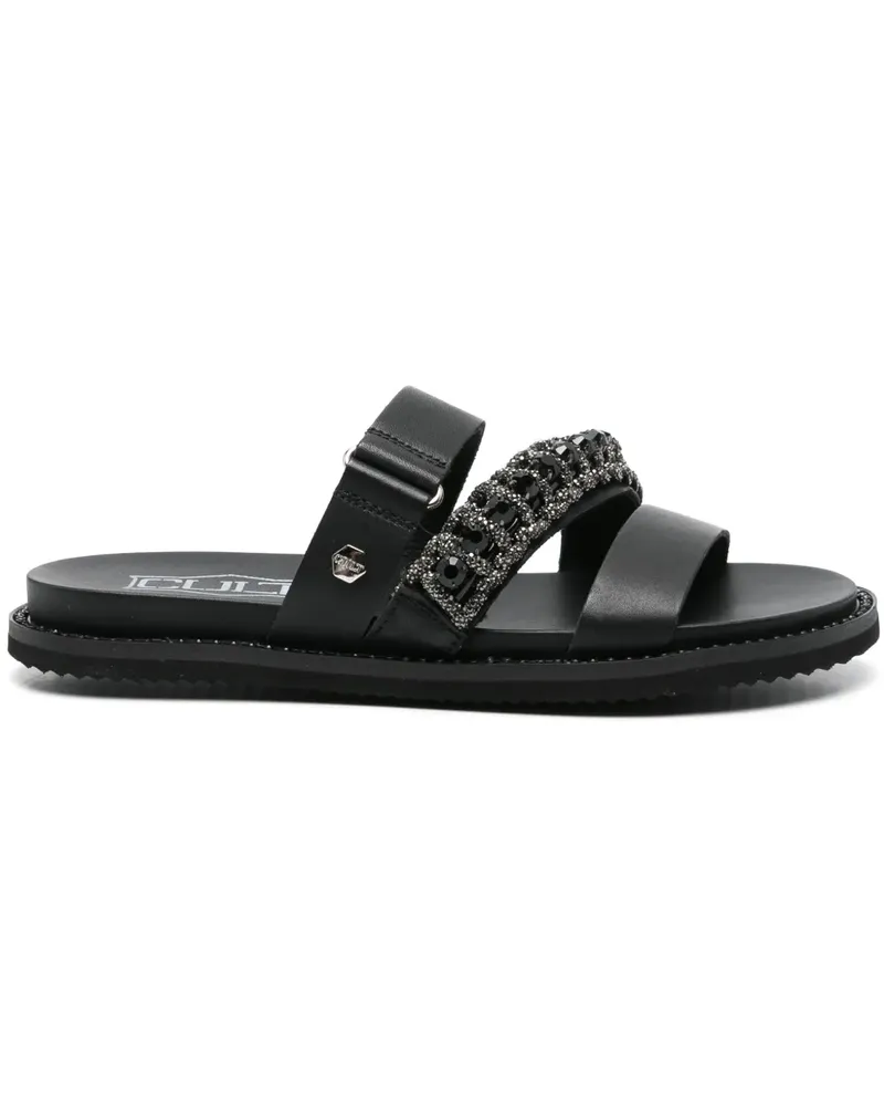 Cult Sandalen mit Strass - Schwarz Schwarz