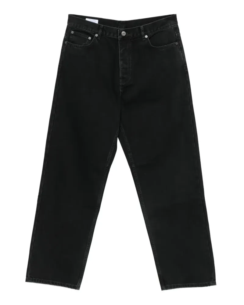 OFF-WHITE Arrows-print straight-leg jeans - Schwarz Schwarz