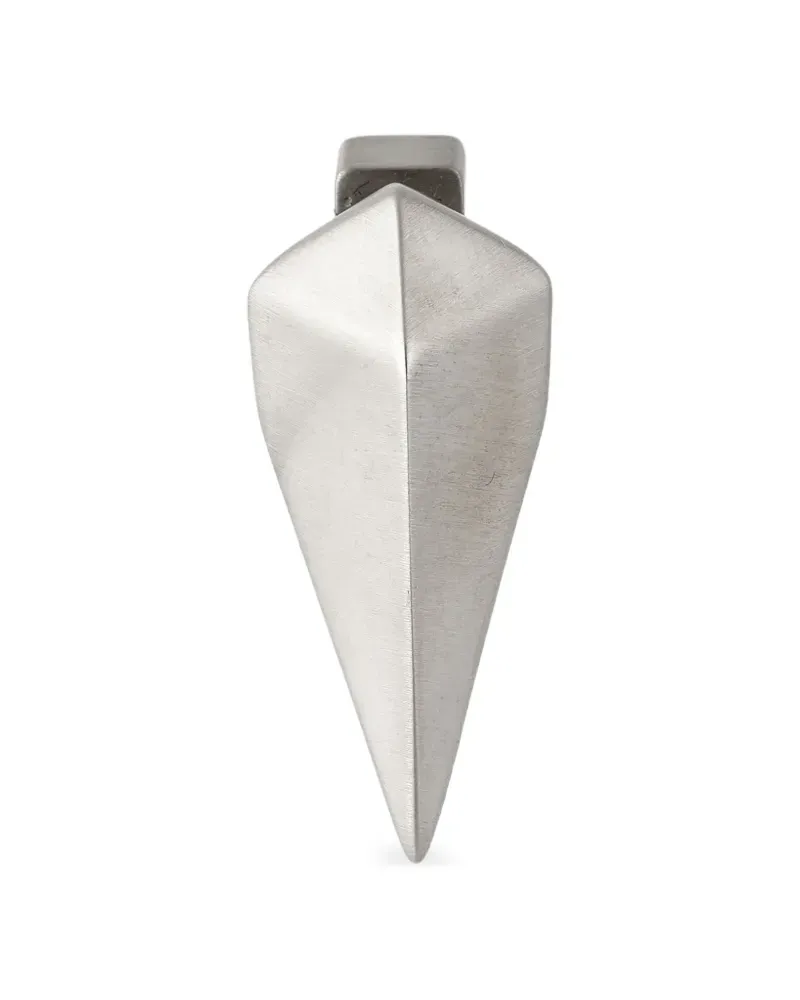 Rick Owens Hollywood Mini-Ohrring in Pyramidenform - Silber Silber