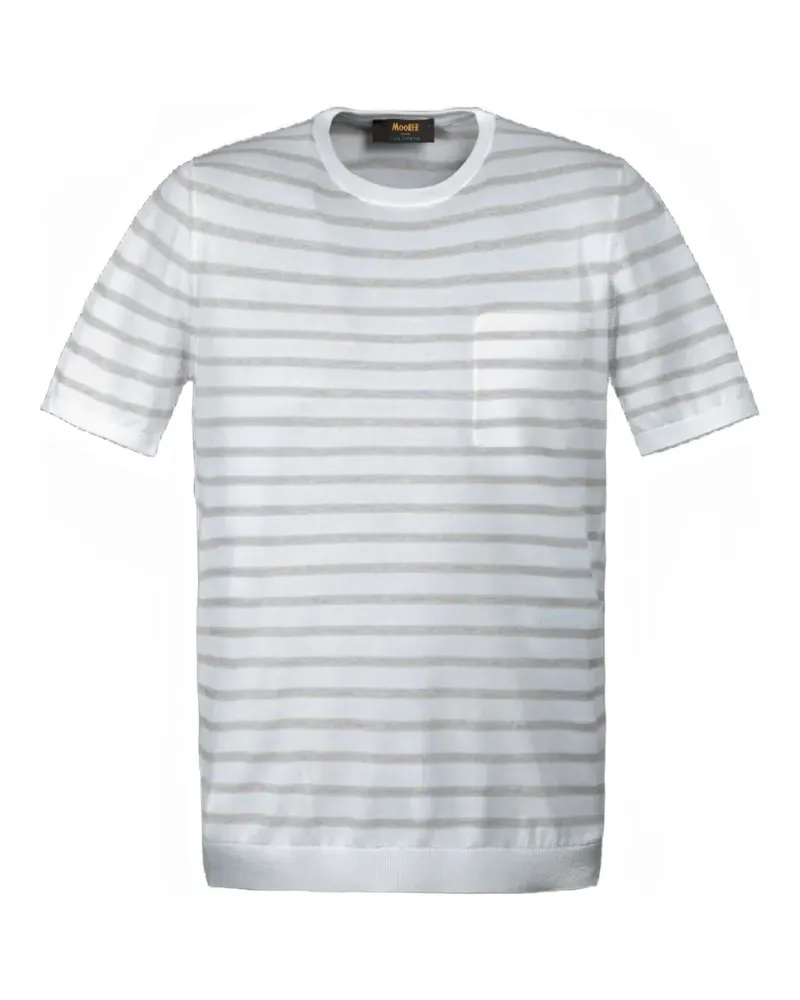 MOORER Esmund short-sleeve t-shirt - Weiß Weiß