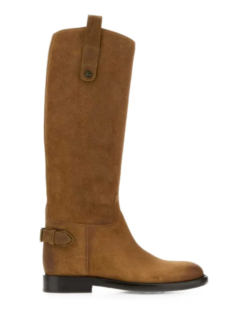 Burberry Kniehohe Cavalier Stiefel - Braun Braun