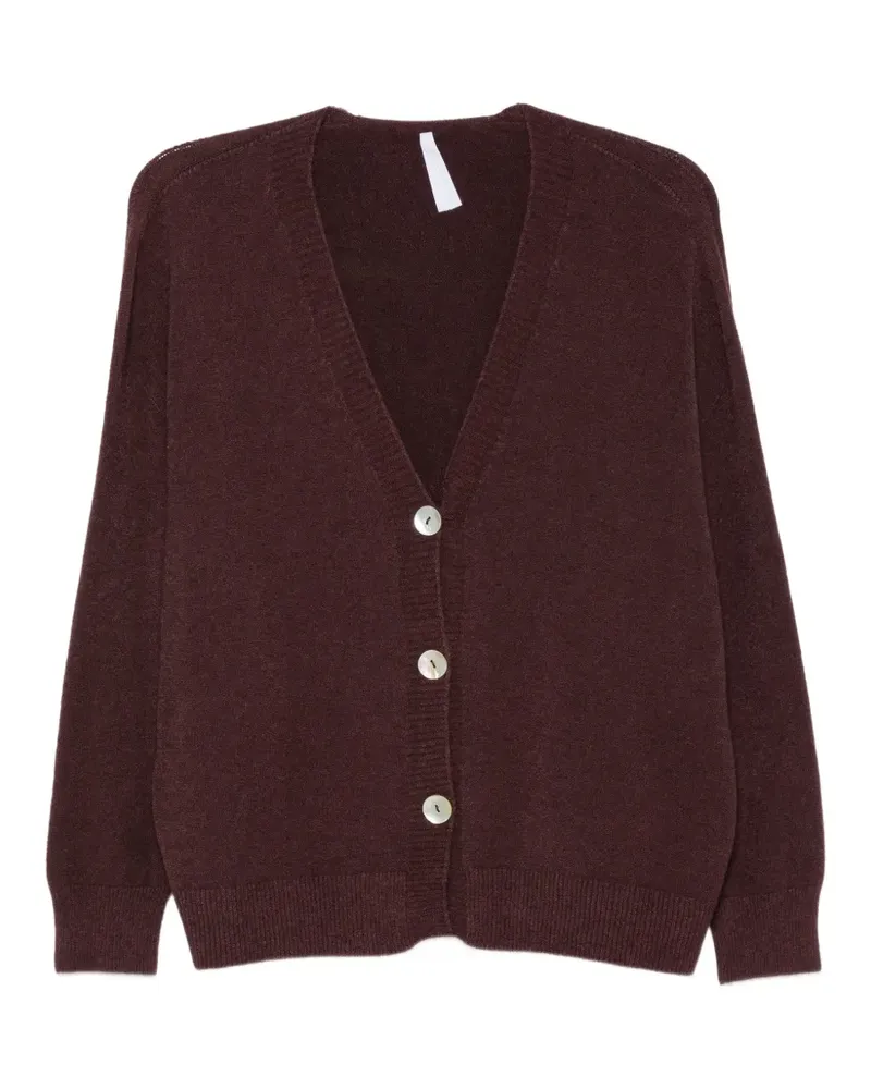 IMPERIAL V-neck button-down cardigan - Braun Braun