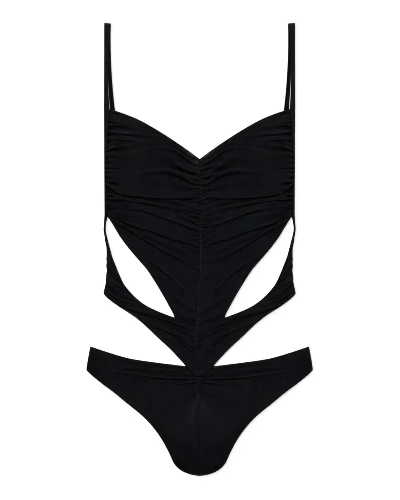 Dsquared2 cut-out-design swimsuit - Schwarz Schwarz