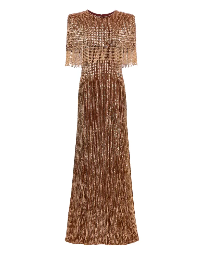 Jenny Packham Lyla Abendkleid - Braun Braun