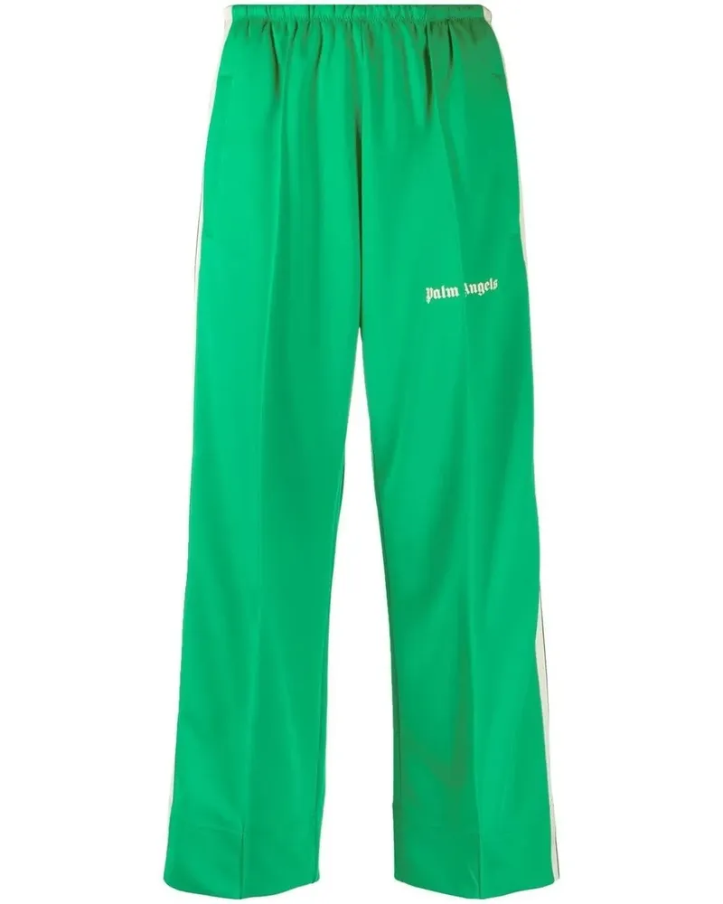 Palm Angels Jogginghose mit Logo - Grün Grün