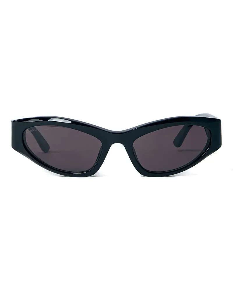 Balenciaga Sonnenbrille mit Cat-Eye-Gestell - Schwarz Schwarz