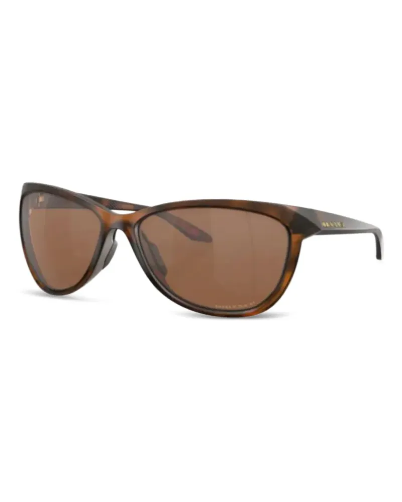Oakley Pasque Sonnenbrille in Schildpattoptik - Braun Braun