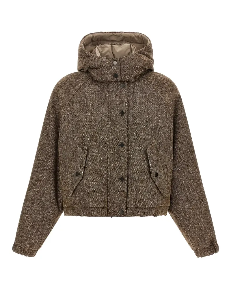 Brunello Cucinelli Donegal tweed jacket - Braun Braun
