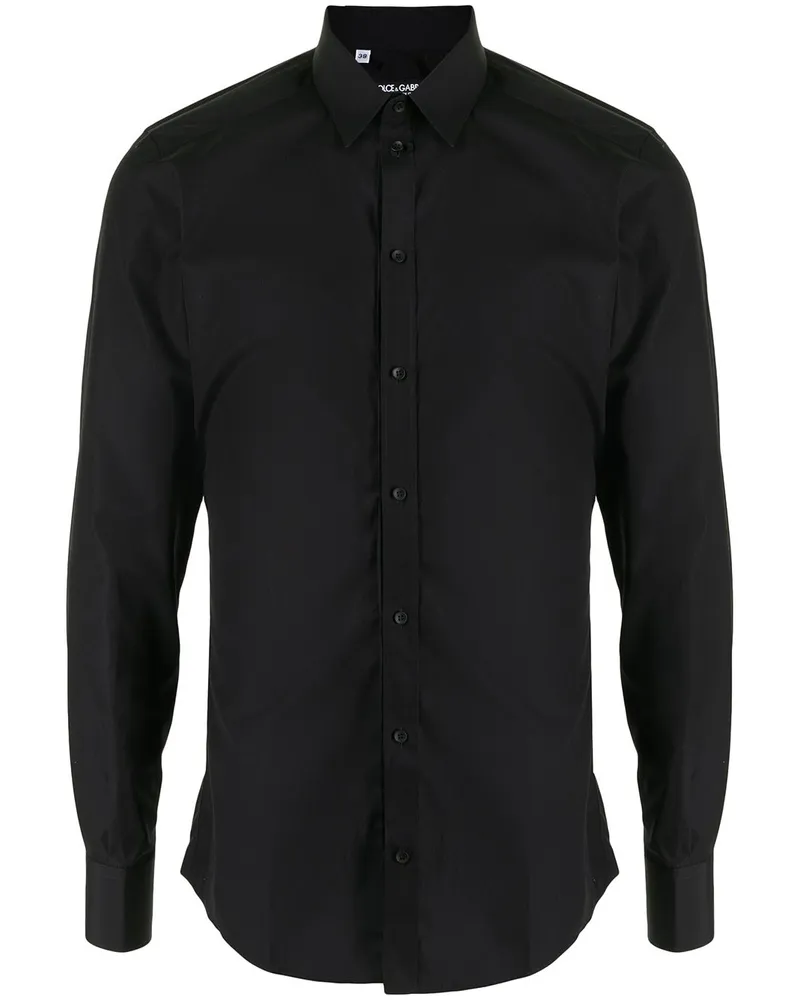 Dolce & Gabbana Klassisches Hemd - Schwarz Schwarz