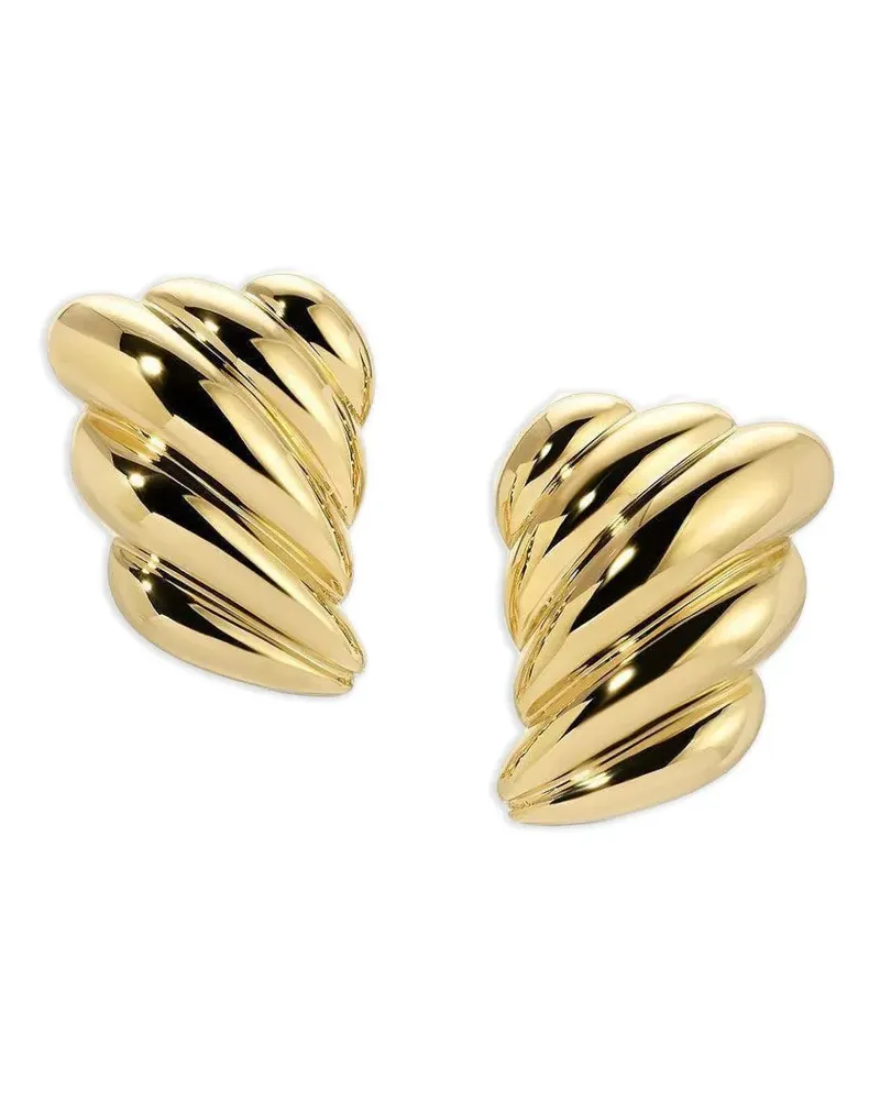 ANITA KO 18kt Croissant Gelbgoldohrringe Gold
