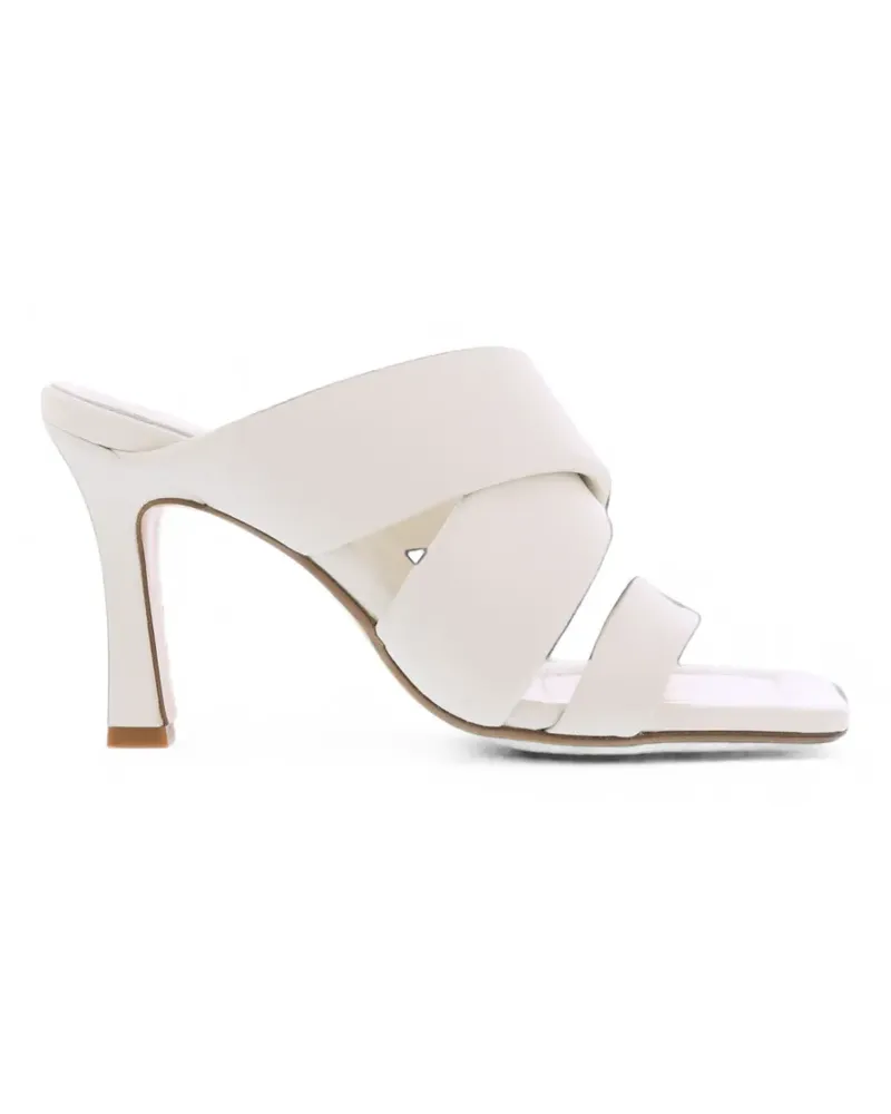 Bianca Di crossover-strap sandals - Weiß Weiß