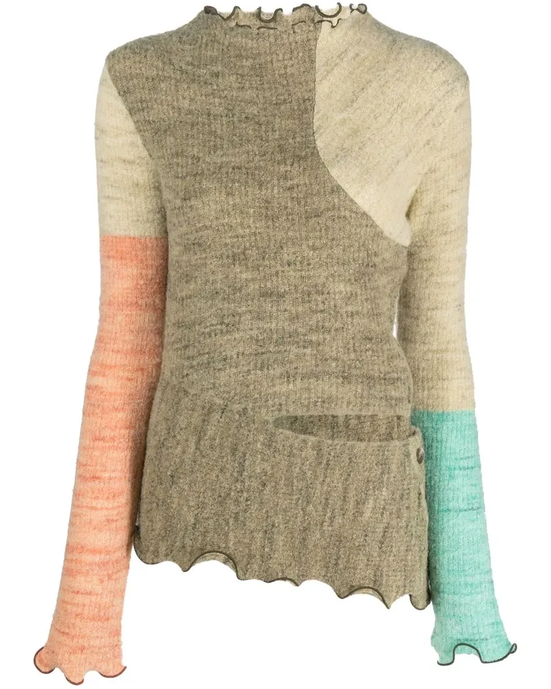 Andersson Bell Pullover in Colour-Block-Optik - Nude Nude