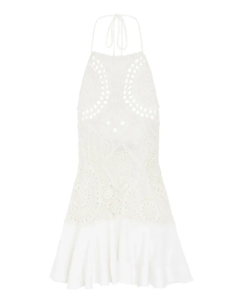 Jacquemus Gehäkeltes Napperon Kleid - Weiß Weiß