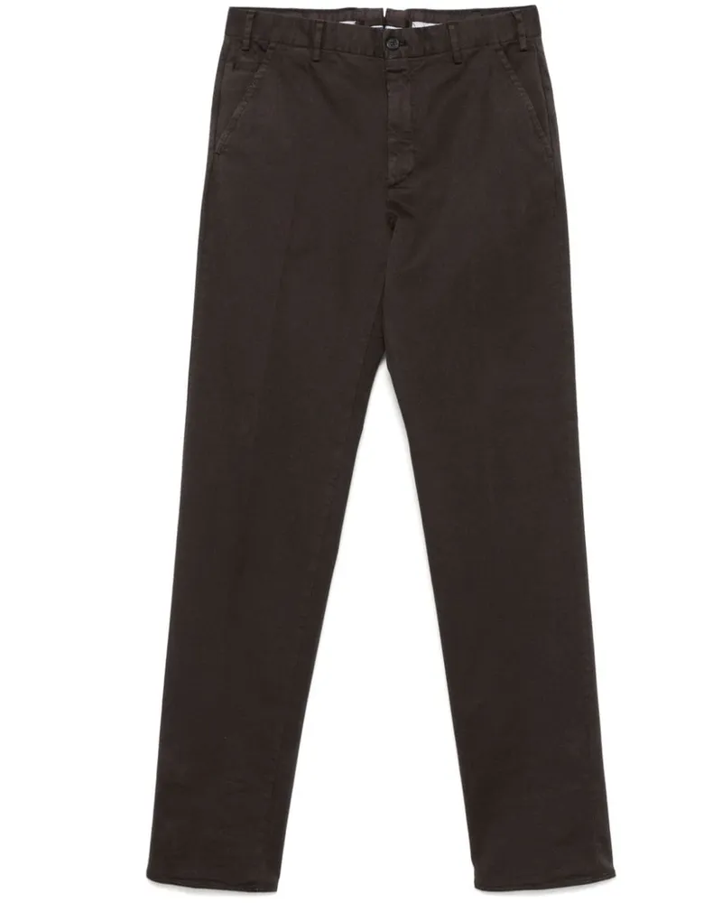Incotex Chino aus Twill - Braun Braun