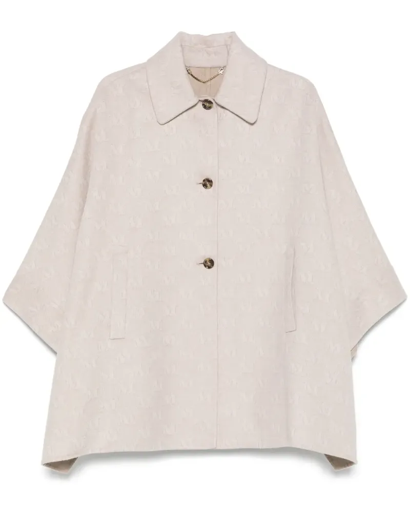Max Mara Jago Cape - Nude Nude