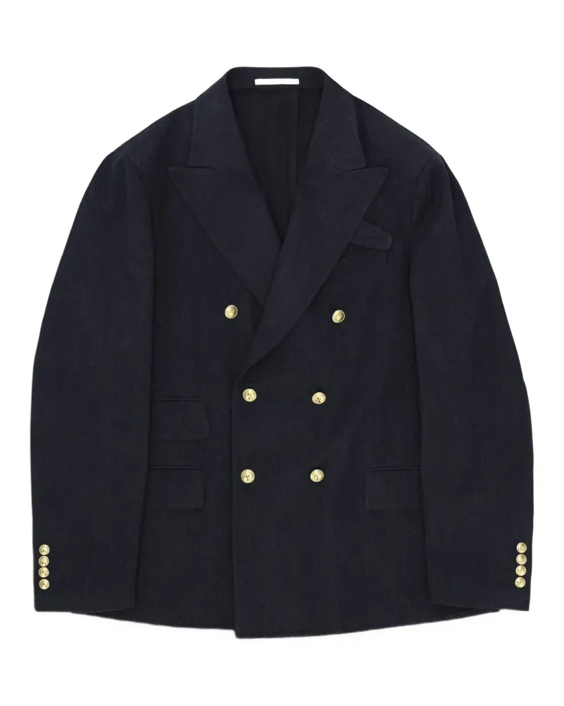 Fortela Doppelreihige Travel Jacke - Blau Blau