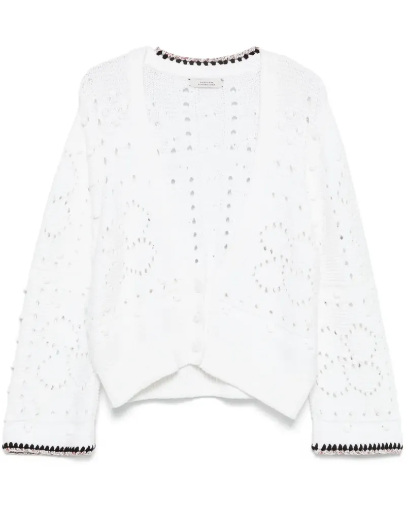 Dorothee Schumacher Cardigan mit Kontrastdetails - Weiß Weiß