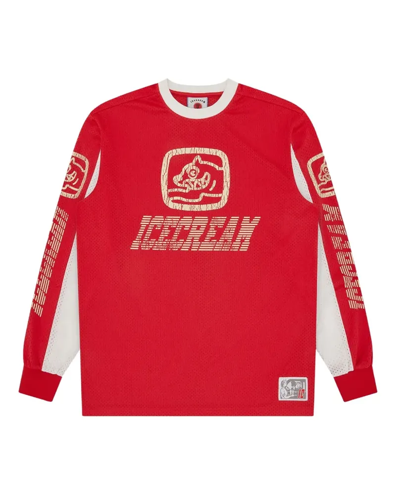 ICECREAM long-sleeve graphic T-shirt - Rot Rot