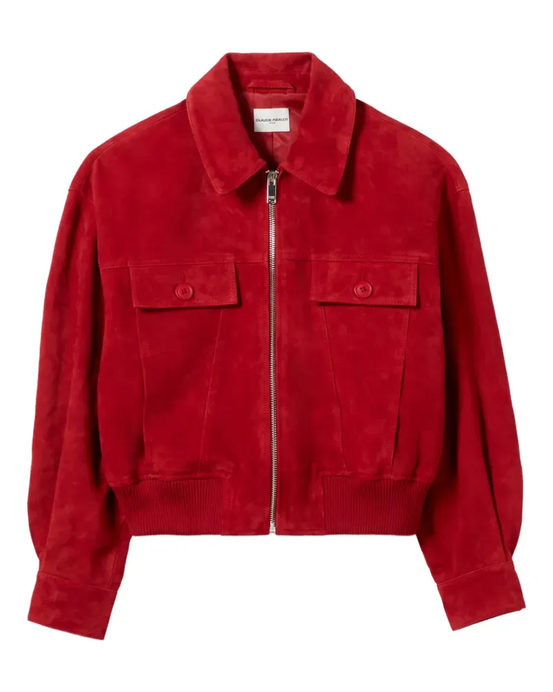 Claudie Pierlot Jacke mit Reißverschluss - Rot Rot