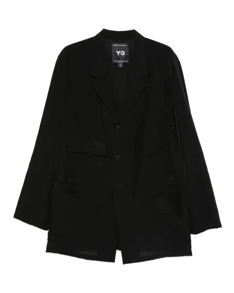 Y-3 pocket button blazer - Schwarz Schwarz