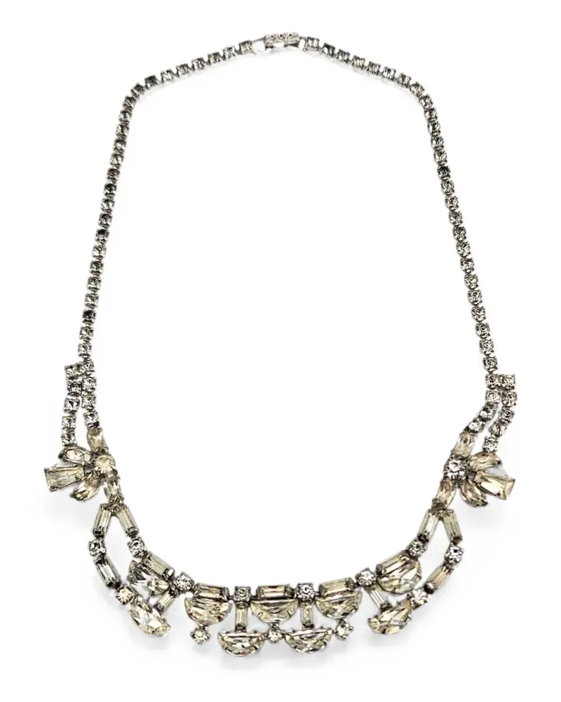 Madison Halskette mit Strass - Silber Silber