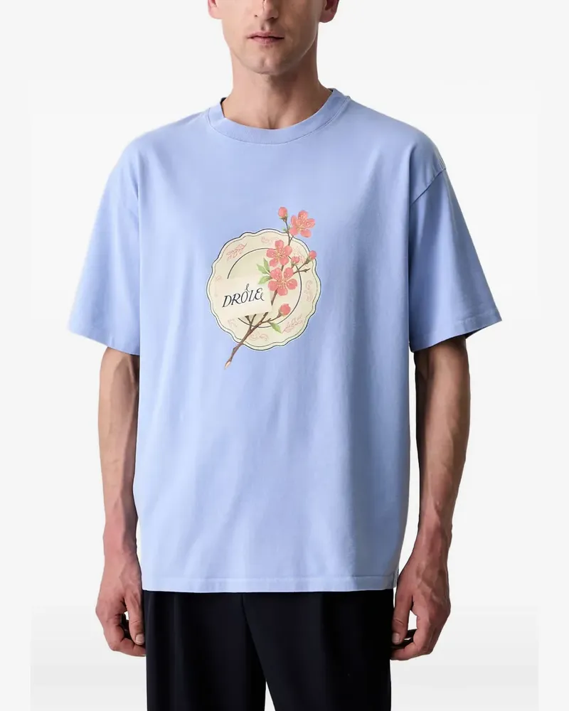 Drôle de Monsieur Drôle Porcelaine T-shirt - Blau Blau
