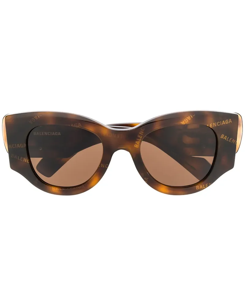 Balenciaga Cat-Eye-Sonnenbrille - Braun Braun