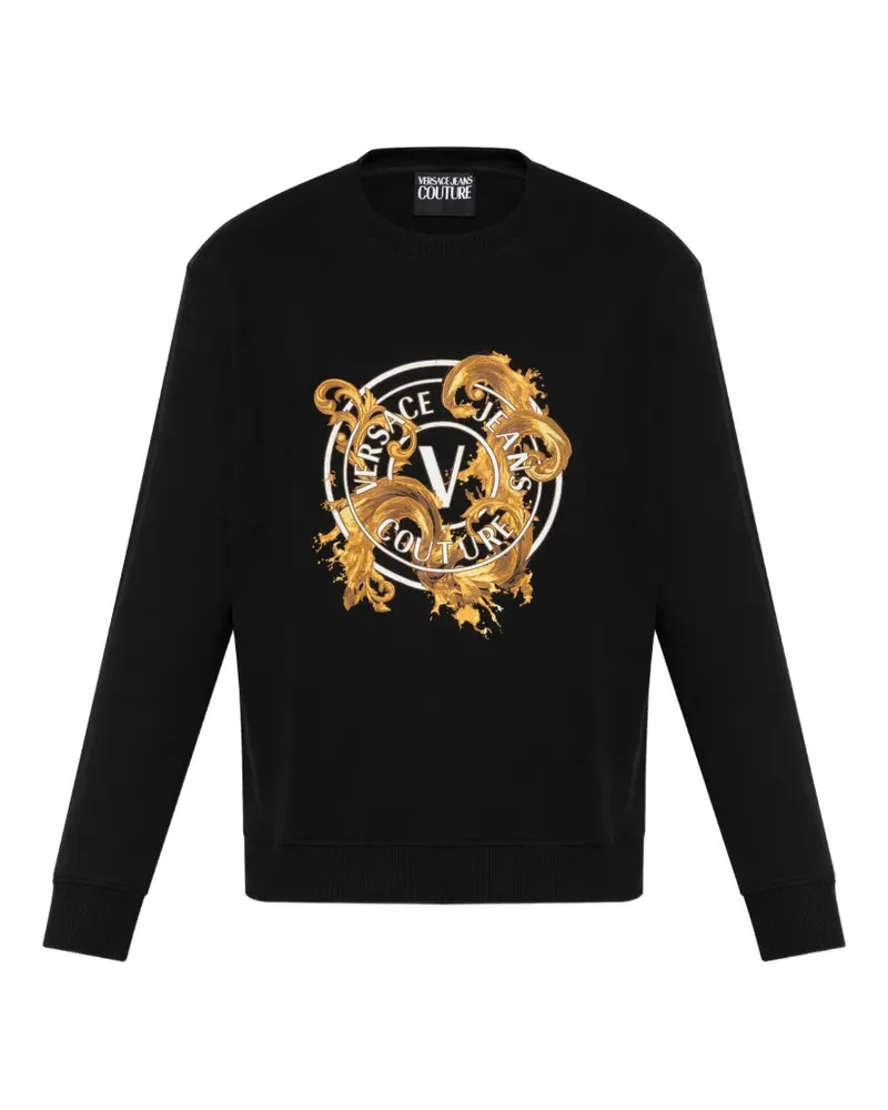 Versace Jeans graphic-print sweatshirt - Schwarz Schwarz