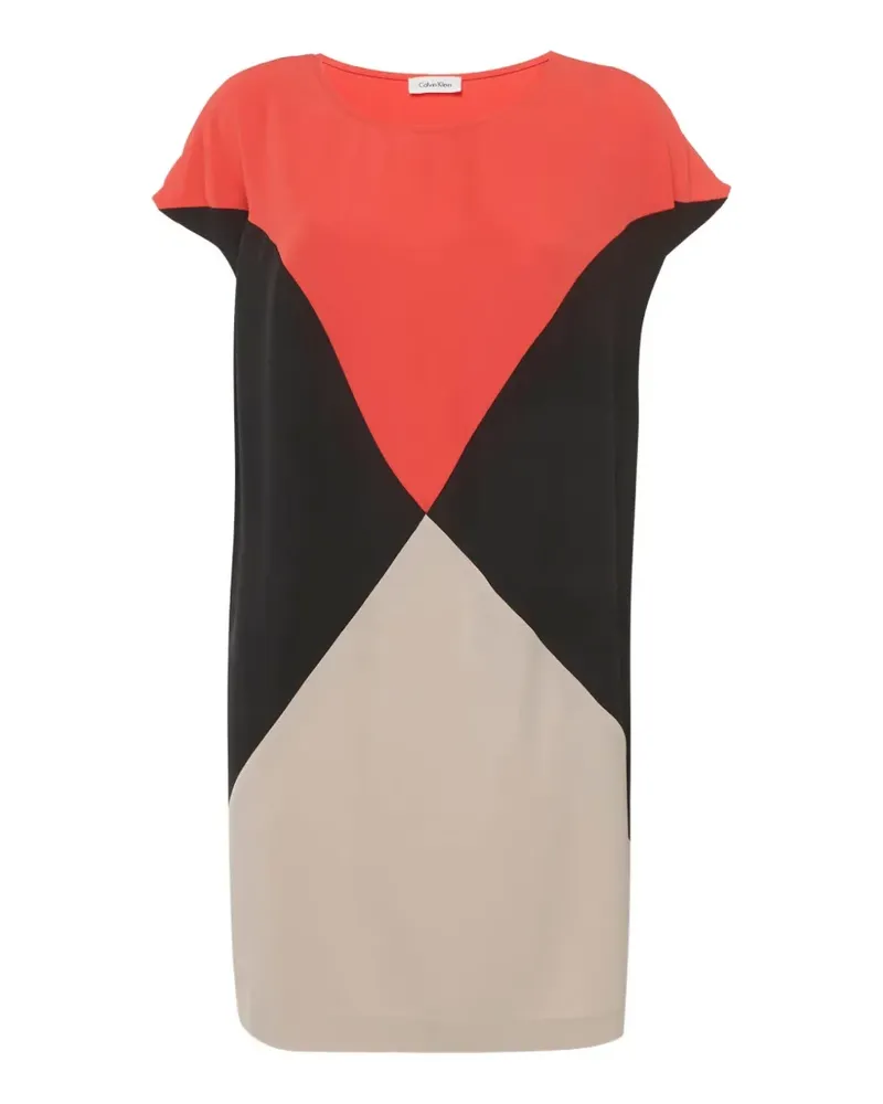 Calvin Klein short-sleeve midi dress - Rot Rot