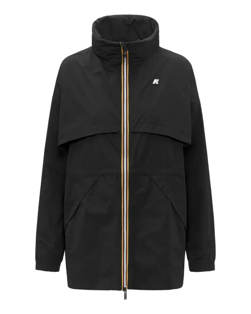 K-Way flap pocket jacket - Schwarz Schwarz