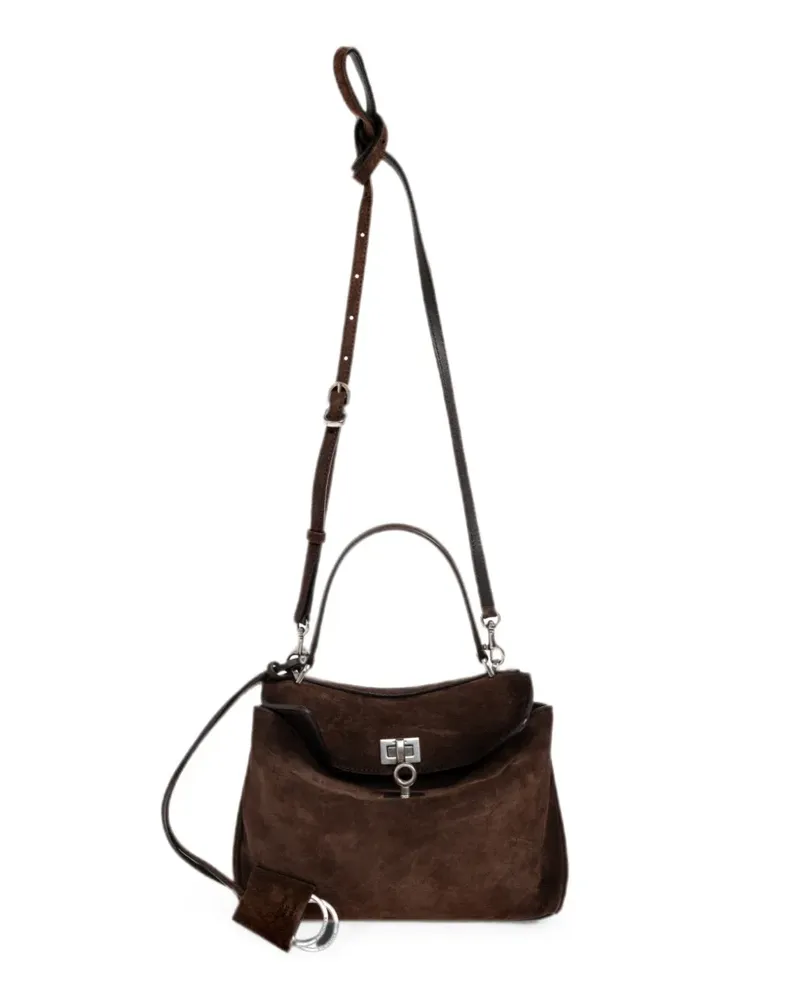 Balenciaga Mini Rodeo Schultertasche - Braun Braun