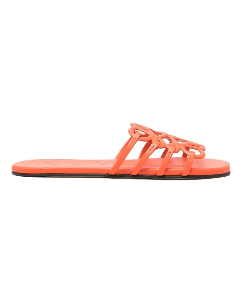 Loewe Sandalen aus Leder - Orange Orange