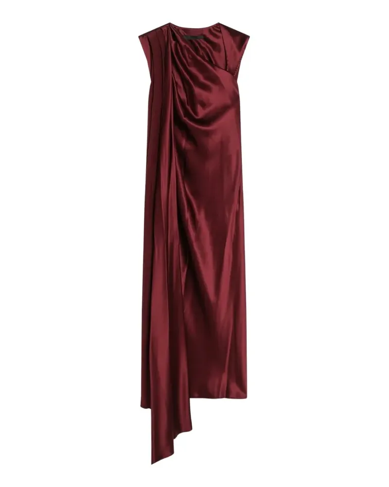 Max Mara Drapiertes Pianoforte Kleid - Rot Rot