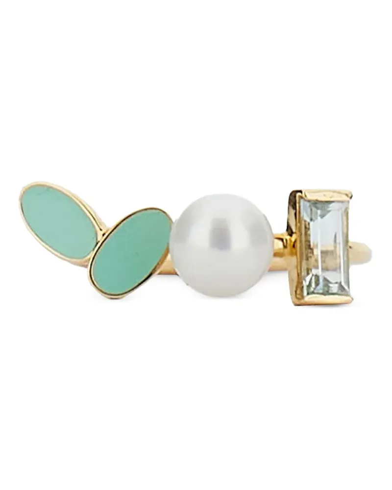 Aliita Flower Petals ring - Gold Gold