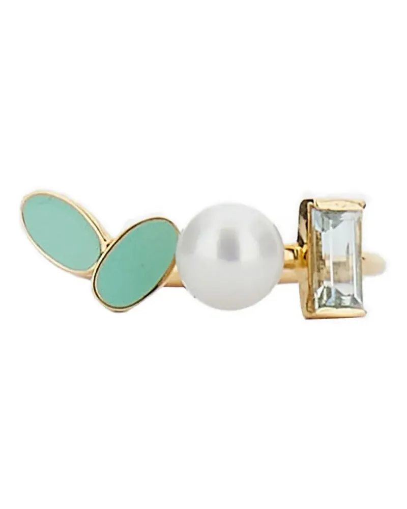 Aliita Flower Petals ring - Gold Gold