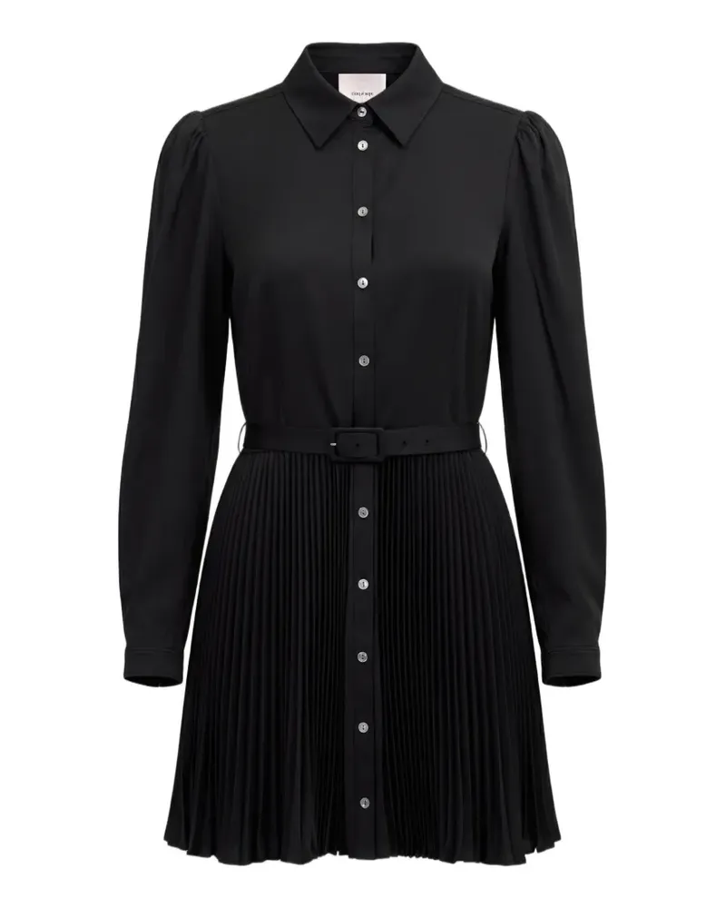 Cinq à Sept Reynolds pleated mini dress - Schwarz Schwarz