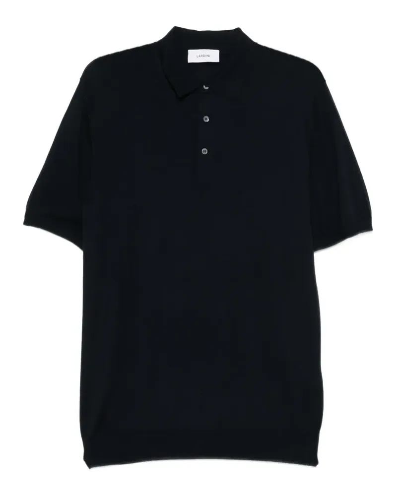 LARDINI button polo shirt - Blau Blau