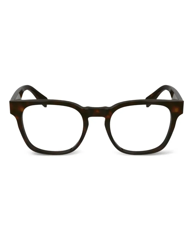 Lacoste Eckige Brille - Braun Braun