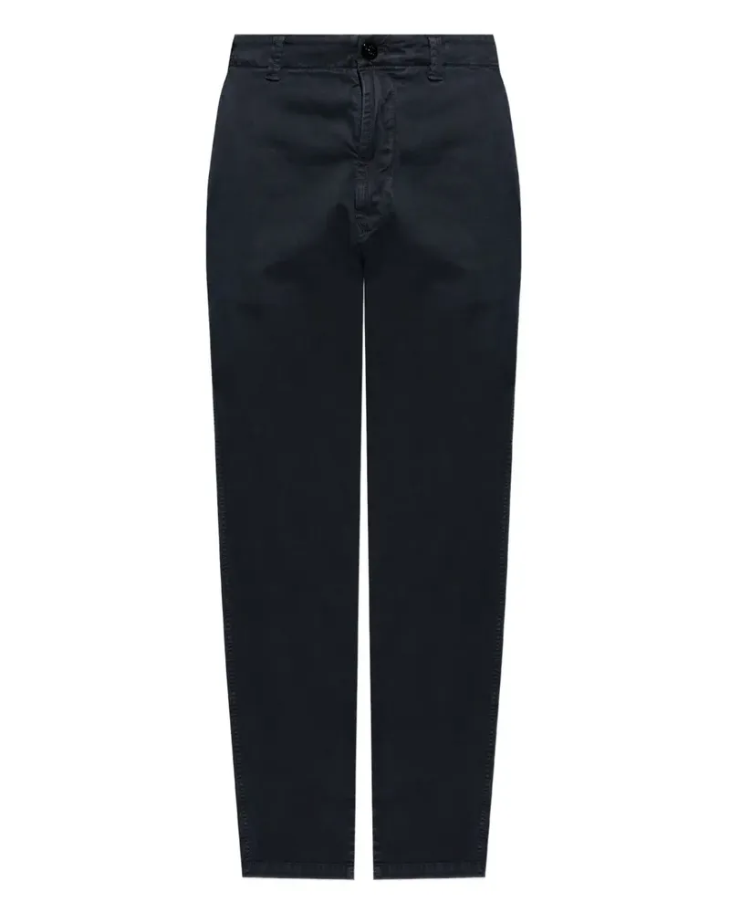 Stone Island Hose mit Kompass-Patch - Blau Blau