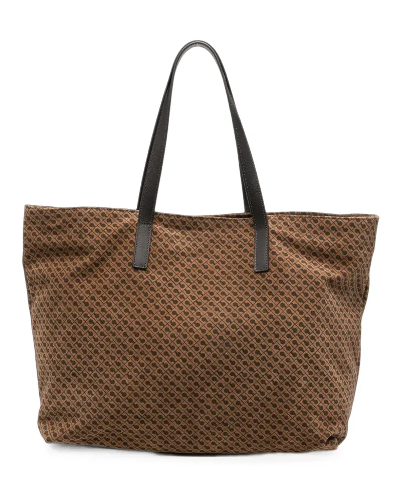 Gherardini Shopper mit Monogramm-Print - Braun Braun