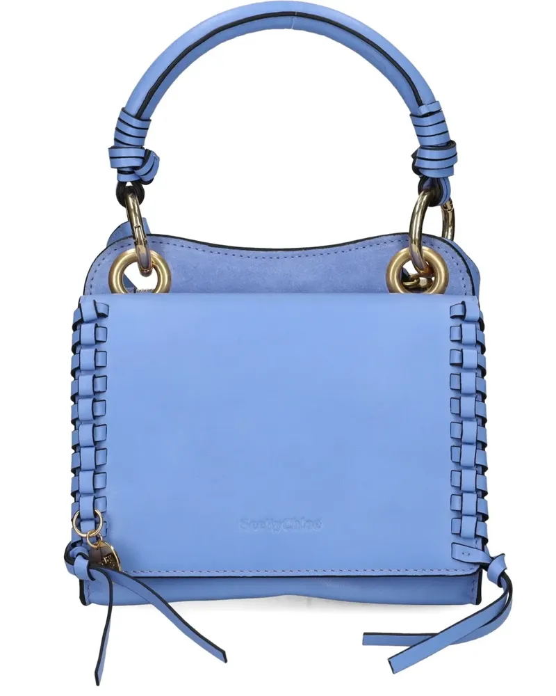 See by Chloé Tilda Handtasche mit Flechtdetail - Blau Blau