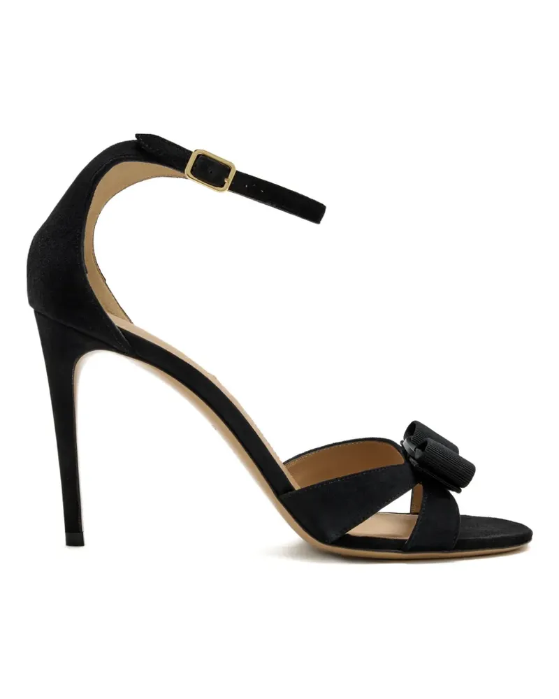 Ferragamo bow strap sandals - Schwarz Schwarz