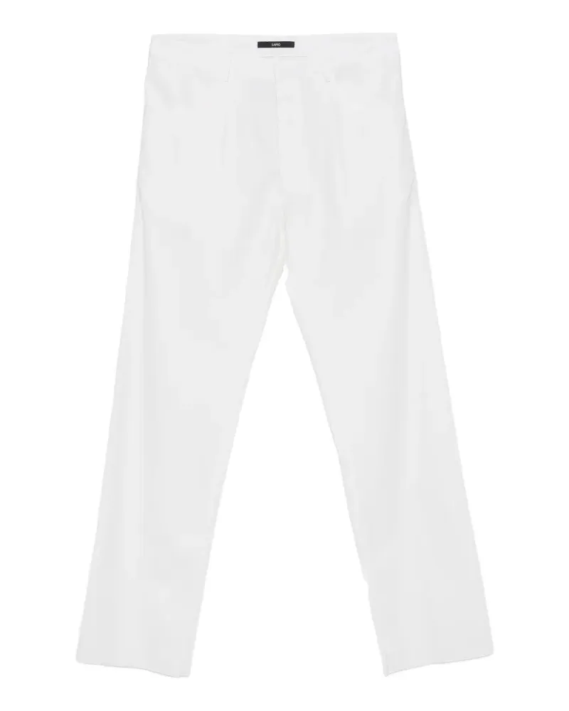 Sapio cotton-twill trousers - Weiß Weiß