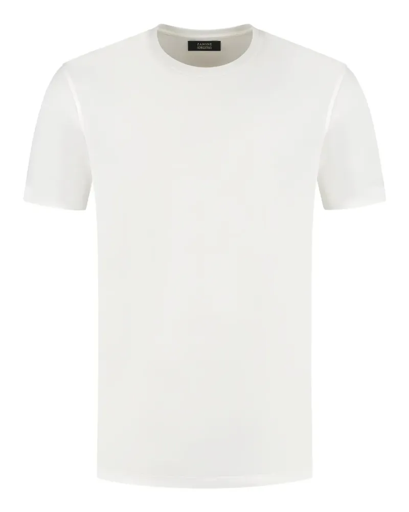 Zanone T-Shirt mit rundem Ausschnitt - Weiß Weiß
