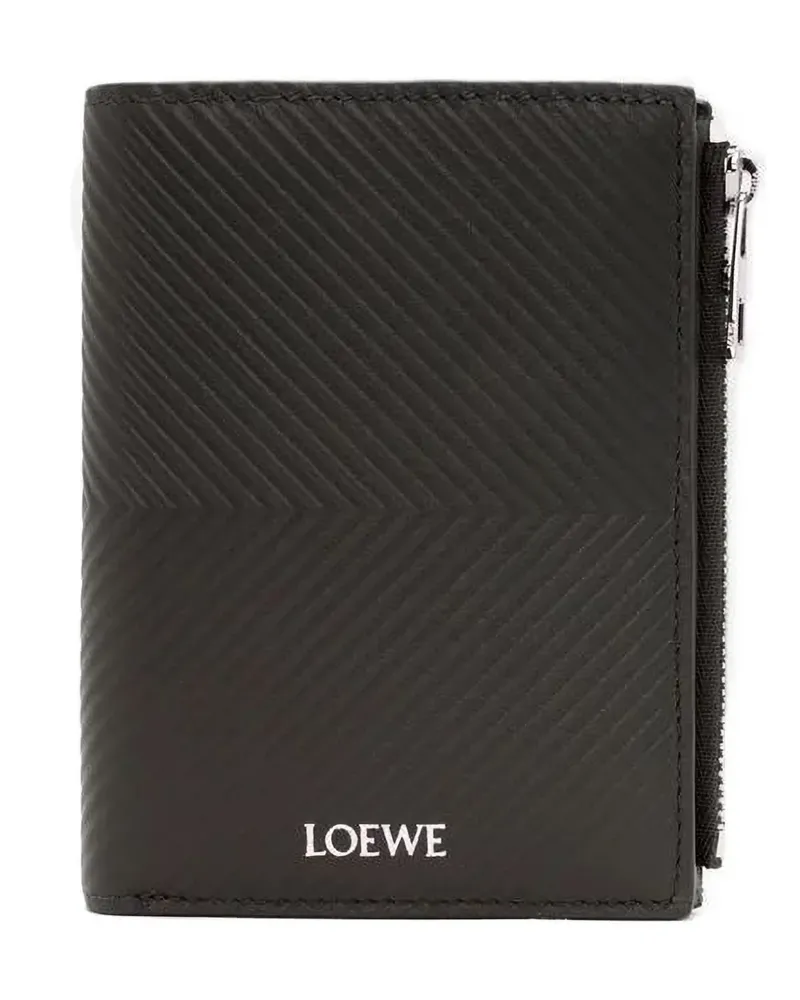 Loewe snap button-closure slim wallet - Grau Grau