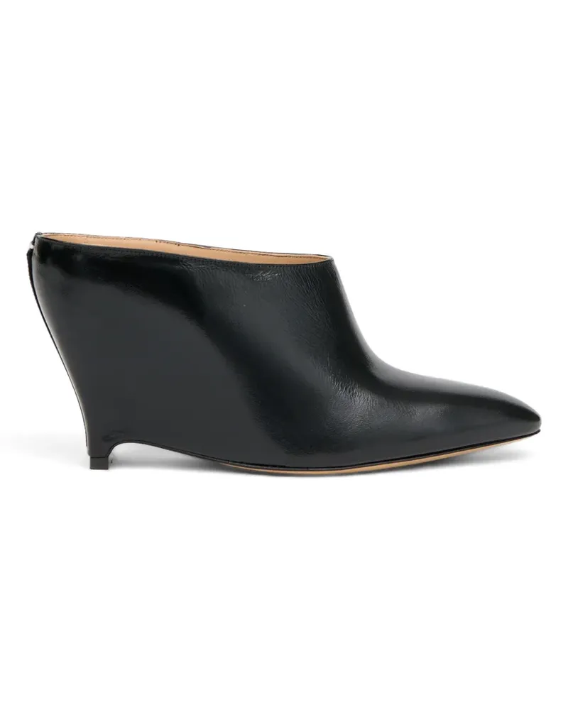 Maison Margiela Spitze Mules - Schwarz Schwarz