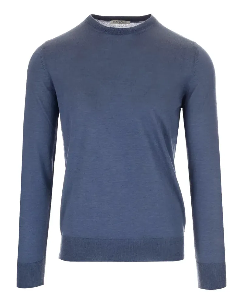 Al Duca D’Aosta 1902 Hemd mit gerippten Details - Blau Blau