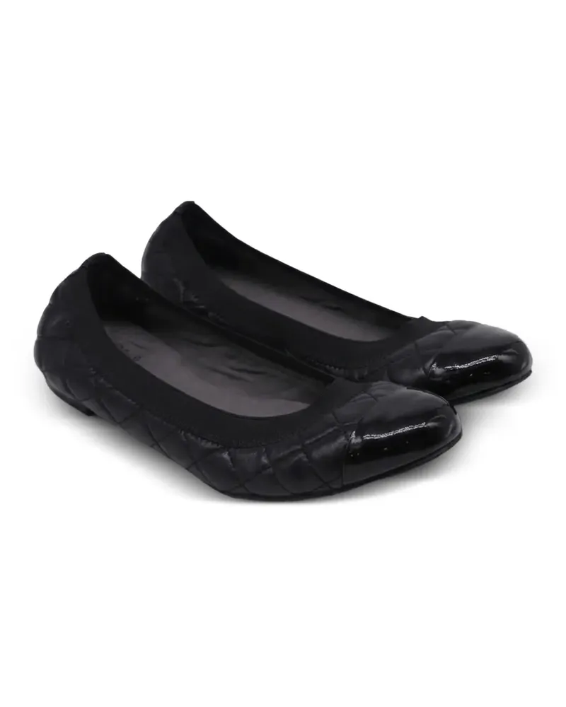Stuart Weitzman Gesteppte Ballerinas - Schwarz Schwarz