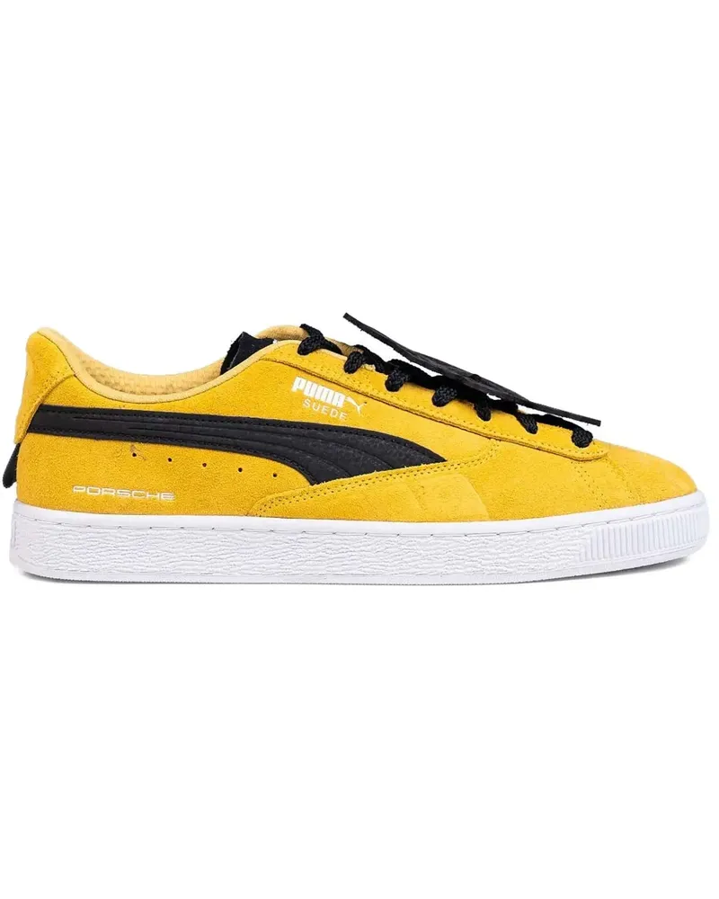 Puma x Porsche Legacy Sneakers aus Wildleder - Gelb Gelb
