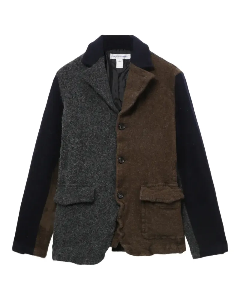 Comme des Garçons Jacke mit Kontrasteinsätzen - Grau Grau